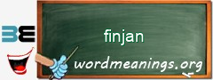 WordMeaning blackboard for finjan